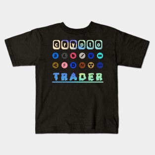 Crypto Trader Bitcoin & Cryptocurrency Kids T-Shirt